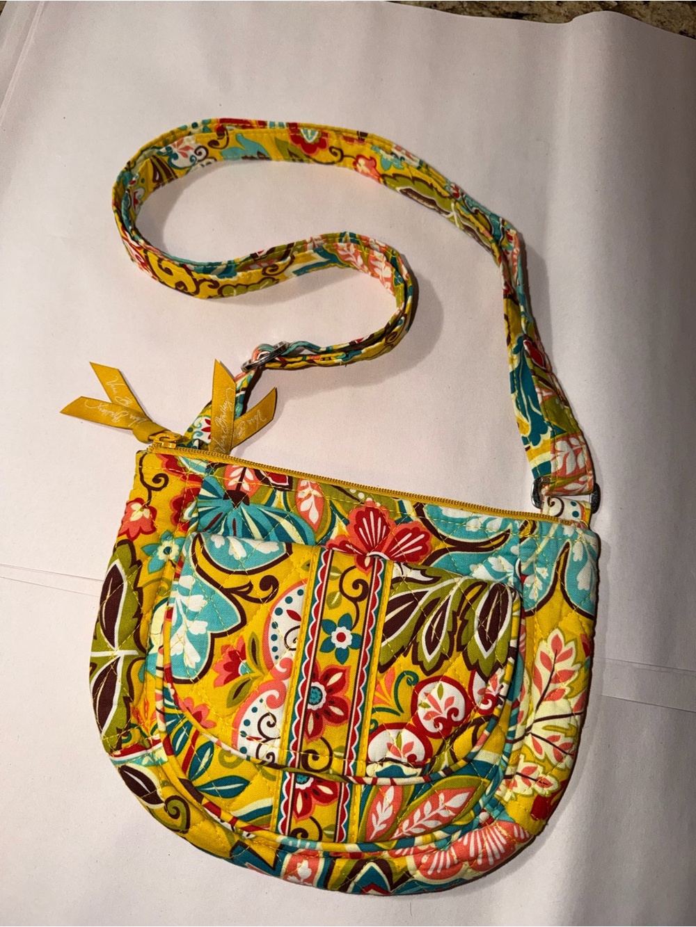 Vera Bradley Sun Valley Quilted Crossbody Bag